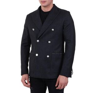 TONELLO Men's Double-Breasted Blazer Men GREY Outerwear
